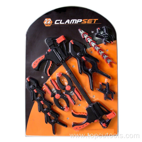 22PCS Clamp Set in Double Blister Packaging